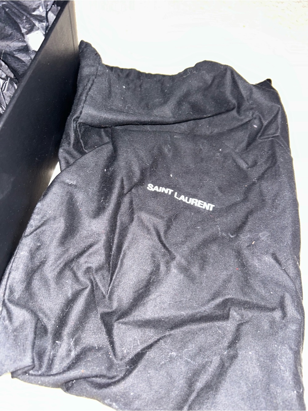 Saint Laurent Black Ankle-Strap Sandals - Picture 4 of 7